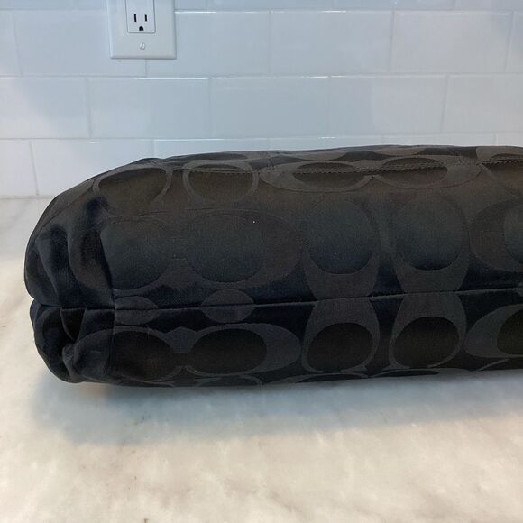 Coach Poppy Signature Jacquard Glam Tote Shoulder Bag - Picture 8 of 14